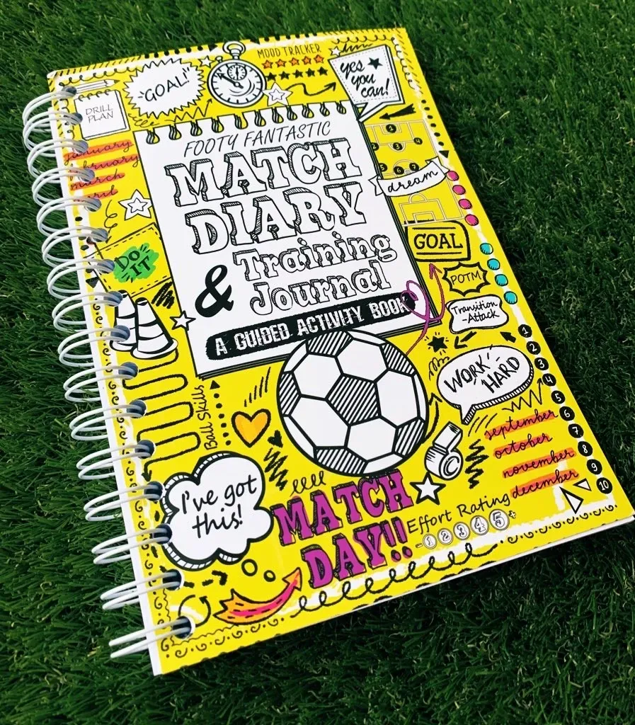 Main product image showing the book Footy Fantastic: Match Diary and Training Journal